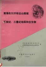 青海布尔汗布达山南坡石炭纪、三叠纪地层和古生物