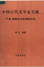 中国古代文学史专题  下  隋唐五代至清朝文学