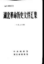 湖北革命历史文件汇编  省委文件  1928年