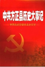 中共方正县历史大事记  1931-2003