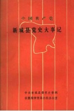 中国共产党新城县党史大事  （上册）