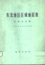 华东地区区域地层表  吉林省分册