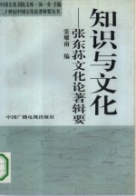 知识与文化  张东荪文化论著辑要