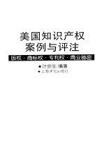 美国知识产权案例与评注  版权·商标权·专利权·商业秘密