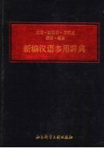 新编汉语多用辞典  成语、歇后语、谚语、格言