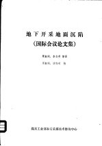 地下开采地面沉陷  国际会议论文集