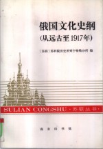 俄国文化史纲  从远古至1917年