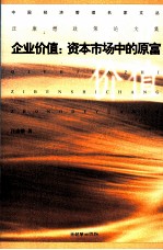 汪康懋政策论文集  企业价值：资本市场中的原富