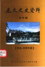 龙文文史资料  龙文宫庙、宗祠专辑  总第4辑