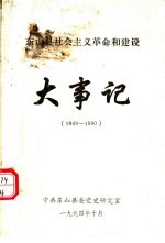 东山县社会主义革命和建设大事记  1949-1990