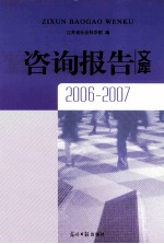 咨询报告文库  2006-2007