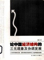 论中国经济结构的三元现象及协调发展