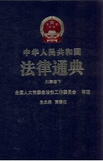 中华人民共和国法律通典  刑事卷  下