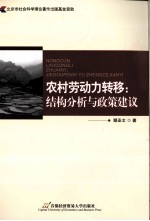 农村劳动力转移  结构分析与政策建议