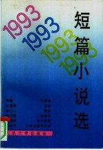 1993短篇小说选