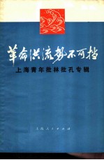 革命洪流势不可挡  上海青年批林批孔专辑