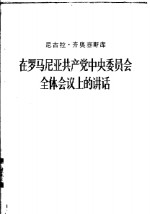 在罗马尼亚共产党中央委员会全体会议上的讲话  1977年3月23日