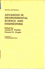 Advances in enviromental science and engineering