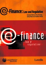 E-FINANCE:LAW AND REGULATION