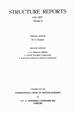 STRUCTURE REPORTS FOR 1957 VOL.21