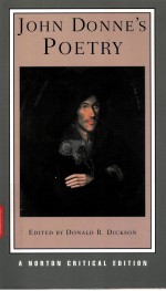 JOHN DONNE'S POETRY  A NORTON CRITICAL EDITION