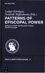 PATTERNS OF EPISCOPAL POWER  BISHOPS IN TENTH AND ELEVENTH CENTURY WESTERN EUROPE