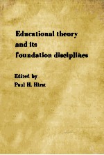 educational theory and its foundation disciplines