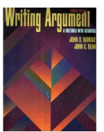 WRITING ARGUMENTS A RHETORIC WITH READINGS FOURTH EDITION