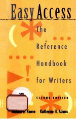 Easy Access  The Reference Handbook for Writers  SECOND EDITION