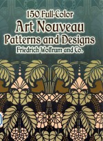 150 full-color art nouveau patterns and designs