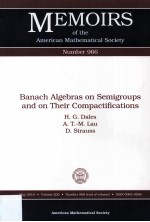 MEMOIRS OF THE AMERICAN MATHEMATICAL SOCIETY NUMBER 966 BANACH ALGEBRAS ON SEMIGROUPS AND ON THEIR C