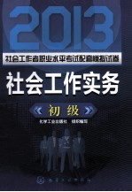 2013社会工作者职业水平考试配套模拟试卷  社会工作实务  初级