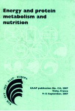 Energy and protein metabolism and nutrition