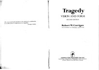 TRAGEDY VISION AND FORM SECOND EDITION