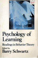 Psychology of learning : readings in behavior theory