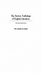 THE NORTON ANTHOLOGY OF ENGLISH LITERATURE FIFTH EDITION