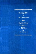 hemoglobin its precursors and metabolites