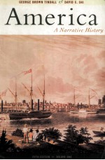 AMERICA  A NARRATIVE HISTORY  FIFTH EDITION  VOLUMEⅠ  GEORGE BROWN TINDALL DAVID EMORY SHI