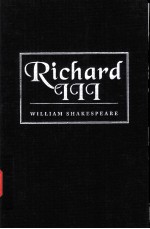 William Shakespeare  The Tragedy of King Richard the Third