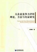 大企业竞争力评价理论、方法与实证研究