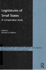 legislatures of small states  a comparative study