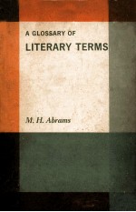 A GLOSSARY OF LITERARY TERMS