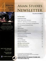 ASIAN STUDIES NEWSLETTER WINTER ISSUE 2010