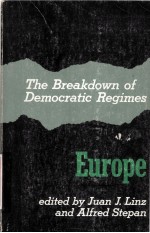 THE BREAKDOWN OF DEMOCRATIC REGIMES  EUROPE