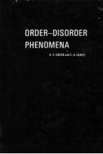 ORDER-DISORDER PHENOMENA