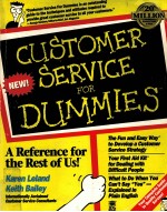 CUSTOMER SERVICE FOR DUMMIES