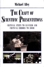 The Craft of Scientific Presentations  Critical Steps to Succeed and Critical Errors to Avoid  With 