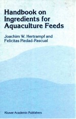 Handbook on ingredients for aquaculture feeds