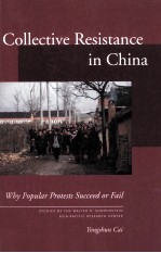 COLLECTIVE RESISTANCE IN CHINA  WHY POPULAR PROTESTS SUCCEED OR FAIL