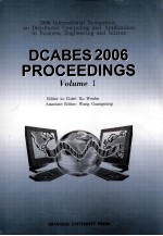 DCABES2006 PROCEEDINGS Volume 1